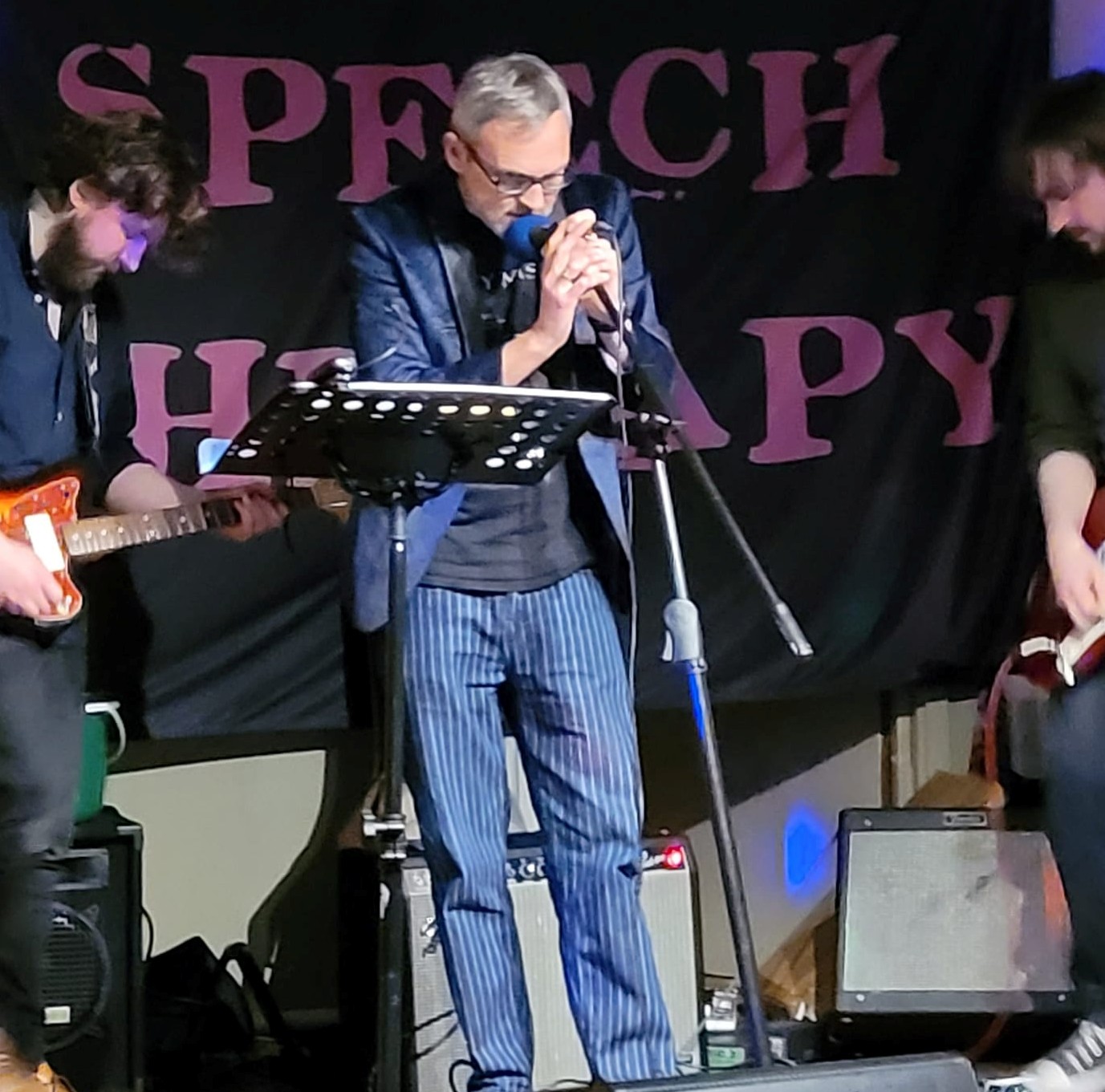 band on stage