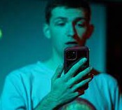 person with phone